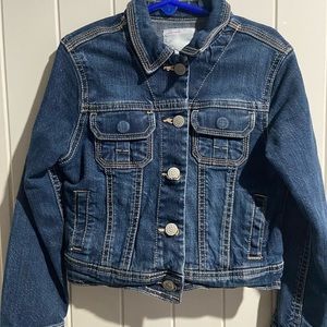 Blue jean jacket girls